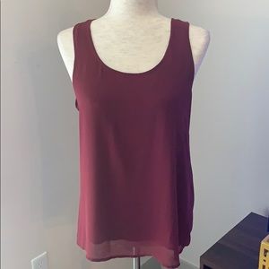 Naked Zebra maroon blouse